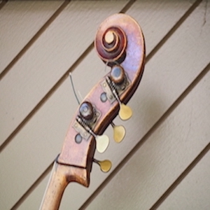 double bass scroll